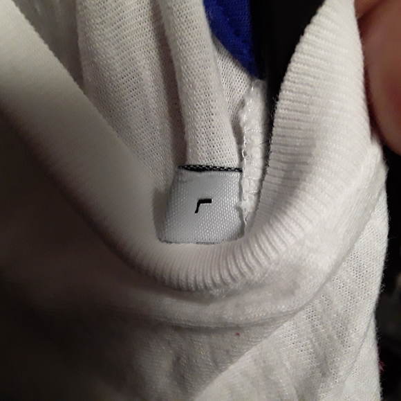 Jack & Jones Mens/Unisex Large White and Blue Longsleeve Teeshirt - Picture 13 of 16